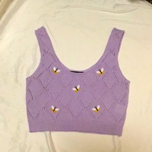 Aesthetic mesh tank top